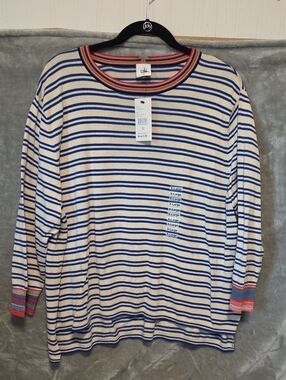 NWT CAbi Cadet Pullover Striped Sweater XL
